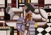 Fernard Leger Woman and still life oil on canvas